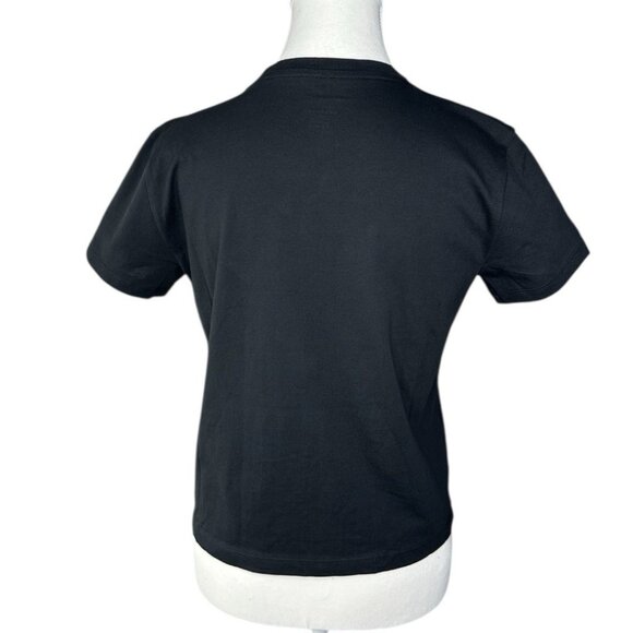 Everlane Women's NWOT Black Organic Cotton Short Sleeve Box-Cut‎ Tee XS/C35.25 - Picture 4 of 14